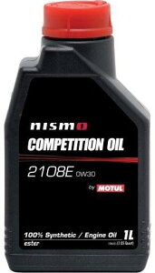 MOTUL `[ Ki SAESx : 0W-30 NISMO COMPETITION OIL type 2108E(jX RyeBVIC ^Cv 2108E) y e 1L/6{Zbg z y4փGWICz 102505
