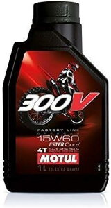 MOTUL `[ Ki SAESx : 15W-60 y1Lz 300V FACTORY LINE OFF-ROAD(300V t@Ng[C It[h) y2փGWICz 104137