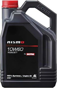 MOTUL `[ Ki SAESx : 10W-60 NISMO ENGINE OIL 10W60 RB26DETT(jX GWIC 10W60 RB26DETT) y e 4L/4{Zbg z y4փGWICz 104343