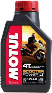 MOTUL `[ Ki SAESx : 5W-40 y1Lz SCOOTER POWER LE(XN[^[ p[ GEC[) y2փGWICz 108973