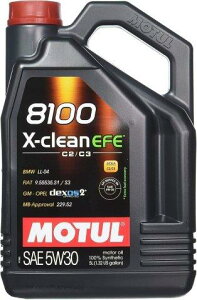 MOTUL `[ Ki SAESx : 5W-30 8100 X-clean EFE(8100 GNXN[ C[GtC[) y e 5L/4{Zbg z y4փGWICz 109343