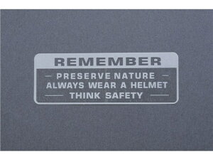 M-TEC中京 エムテック中京 ガソリンタンクコーション 英語版 白 CB750K MRS-H75-CA008