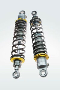 NITRON �i�C�g���� �J���[:�S�[���h/�u���b�N NITRON TWIN SHOCK TWIN R1 Series ���A�V���b�N TRIUMPH Bonneville T100 16- TST12LDSG-BK