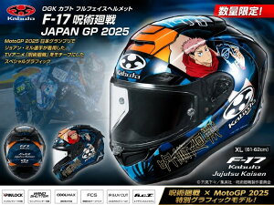 �݌ɗL�� �������� OGK kabuto F-17 �I�[�W�[�P�[ �J�u�g �o�C�N �t���t�F�C�X�w�����b�g ��p���� JAPAN GP 2025 XL(61-62cm) �L�����N�^�[ �R���{ ���ʌ���