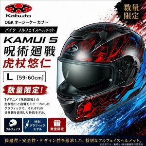 �݌ɗL�� �������� OGK kabuto KAMUI 5 �I�[�W�[�P�[ �J�u�g �o�C�N �t���t�F�C�X�w�����b�g ��p���� �Տ�I�m L(59-60cm) �L�����N�^�[ �R���{ ���ʌ���
