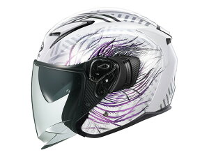 OGK �I�[�W�[�P�[�J�u�g �w�����b�g EXCEED2 PLUME�z���C�g�p�[�v�� �v���[�� M�T�C�Y(57-58)