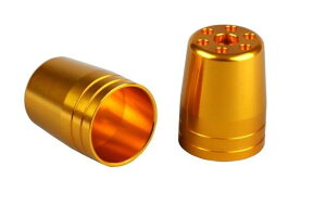 POSH Faith ポッシュ フェイス ウルトラヘビーバーエンドアウターカバーのみ M6タイプ(2pcs./セット) ゴールド 031679-04-10