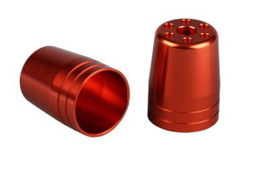 POSH Faith ポッシュ フェイス ウルトラヘビーバーエンドアウターカバーのみ M6タイプ(2pcs./セット) ディープオレンジ 031679-14-10