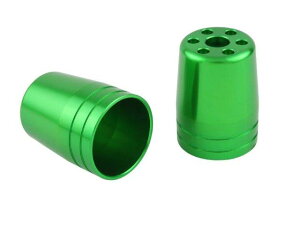 POSH Faith ポッシュ フェイス ウルトラヘビーバーエンドアウターカバーのみ M6タイプ(2pcs./セット) ライムグリーン 031679-28-10