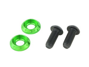 POSH Faith ポッシュ フェイス マシンドライセンスプレートホルダーセット ライムグリーン 500096-28