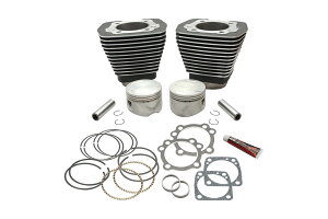 S&S Cycle �G�X�A���h�G�X�T�C�N�� 89�C���`�{�A�V�����_�[&�s�X�g��KIT W.BLK EVO 84-99 91-7711