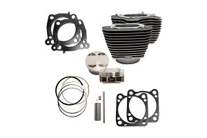 S&S Cycle �G�X�A���h�G�X�T�C�N�� 124�r�b�O�{�A�L�b�gW.BLK H/L M8�G���W�� 107CI 910-0625