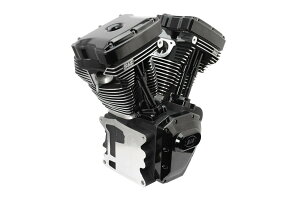 S&S Cycle �G�X�A���h�G�X�T�C�N�� T124 �G���W��ASSY 585 BLK ED BIG TWIN 99-06 310-0832A