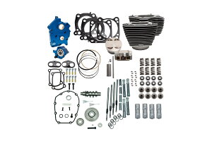 S&S Cycle GXAhGXTCN 128 p[pbN W.BLK/HL M8(114CI OIL COOLEDj 310-1104A