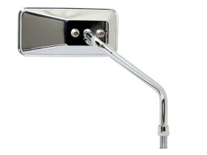 カスタムスクエア ミラー (クロームメッキ/右側) バイク用 TANAX タナックス AC-101-10R