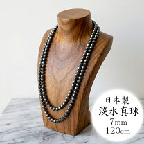 楽天市場】淡水パール ネックレス 120㎝の通販