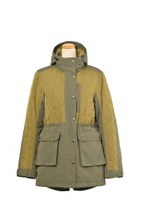 RossoStyleLab ロッソスタイルラボ バイク用 キルティングモッズコート カーキ L+サイズ ROJ-988