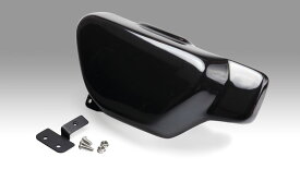 【スーパーSALE限定！特別クーポン！】 キジマ KIJIMA バイク用 サイドカバー 右側用 FRP製 黒ゲルコート仕上げ モンキー125 208-0411
