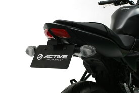【25日限定！クーポン配布！】 ACTIVE (アクティブ) バイク用 フェンダーレスキット LEDナンバー灯付き SV650/X ABS (適合要確認) ブラック 1155038