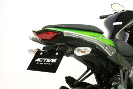 【25日限定！クーポン配布！】 ACTIVE (アクティブ) バイク用 フェンダーレスキット LEDナンバー灯付き Ninja1000/Z1000 (適合要確認) ブラック 1157074