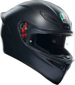 【20日限定！全品ポイント2倍！限定クーポン配布！】 AGV(エージーブイ) バイクヘルメット フルフェイス K1 S MATT BLACK (マットブラック) Lサイズ (59-60cm) 18394007029-L