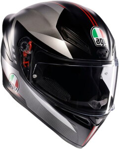 K-1 S LAP MATT BLACK/GREY/RED