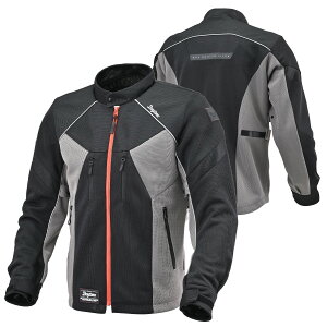 デイトナ DAYTONA バイク用 ジャケット 春夏 CE規格 ソフトプロテクター付属 メッシュ フルメッシュジャケット DJ-011 ブラック/レッド Lサイズ 46923