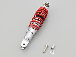 デイトナ DAYTONA バイク用 スクーターローダウンショック&スプリング関連品、キット ユニバーサルリアショック 230mm メッキ/レッド 230mm 73532