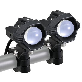 デイトナ DAYTONA BELLOF(ベロフ) バイク用 LED フォグランプ 車検対応 防水 防塵 6500K ホワイト プレシャスレイ スモール 左右セット 48495