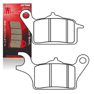 �f�C�g�i DAYTONA �o�C�N�p �u���[�L�p�b�h �ԃp�b�h(�Z�~���^���p�b�h) �g���V�e�B125/155/300�Ȃ� �t�����g�p 48663 �ʂ�No:124