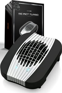 �f�C�g�i DAYTONA �o�C�N �w�����b�g ���L �����@ �X�^���h �v���Y�}�C�I�� 3�i�K���� �^�C�}�[�t�� �O���[�u/�u�[�c�Ή� RE:MET TURBO(�����b�g �^�[�{) �u���b�N 63636