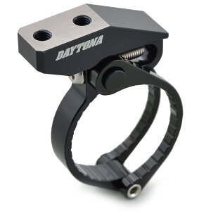 【20日限定!クーポン配布!】 デイトナ DAYTONA バイク用 ドライブレコーダー M777D用 オプション品 フロントカメラステー アルミ製フォーククランプ 17098 ドラレコパーツ