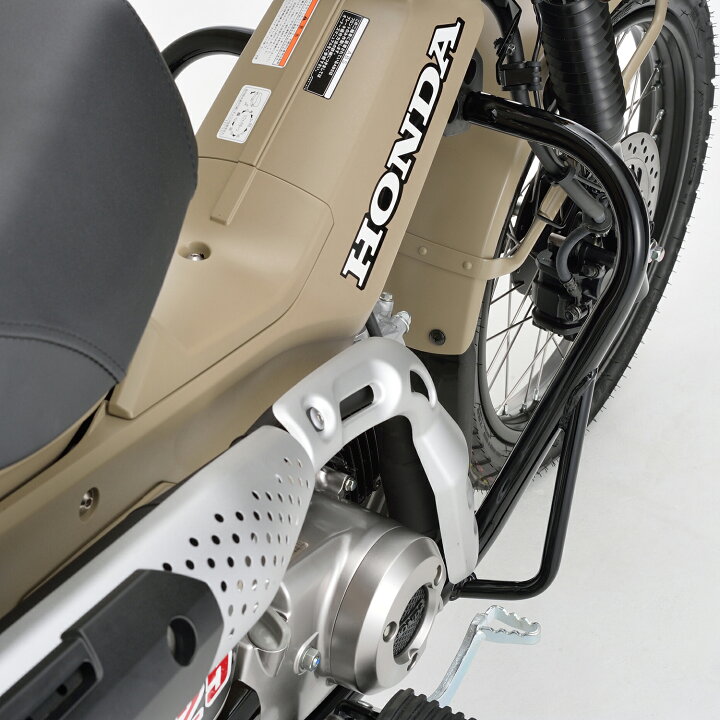 楽天市場 Daytona デイトナ バイク用 エンジンガード Ct125 パイプエンジンガード バンパー ブラック 160 サブフレーム Moto Zoa 楽天市場店