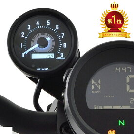 【ブラックフライデー限定！クーポン配布！】 デイトナ DAYTONA VELONA(ヴェローナ) バイク用 電気式 タコメーター レブル250/500(20-23)専用 ホワイトLED φ60 9000rpm表示 39914