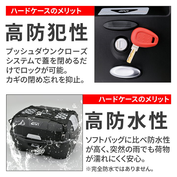 楽天市場】デイトナ DAYTONA バイク用 GIVI ジビ リアボックス トップ 