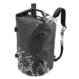 デイトナ DAYTONA ヘンリービギンズ Henly Begins バイク用 リアバッグ バックパック/ シートバッグ 防水 30L シート固定ベルト付属 DH-766 ブラック 41379