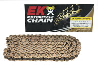 【クーポン配布中！】 EKチェーン(江沼チェーン) バイク用チェーン 428SR-X2 (GP/GP) ゴールド 108リンク…