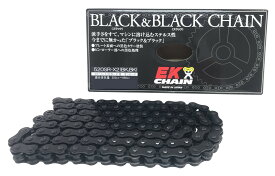 EKチェーン(江沼チェーン) バイク用チェーン 520SR-X2 (BK/BK) ブラック/ブラック 110リンク MLJ