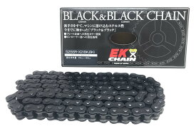 EKチェーン(江沼チェーン) バイク用チェーン 525SR-X2 (BK/BK) ブラック/ブラック 110リンク MLJ