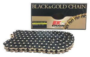 EK�`�F�[��(�]���`�F�[��) �o�C�N�p�`�F�[�� 530ZV-X3 (BK/GP) �u���b�N/�S�[���h 130�����N MLJ �J�V��