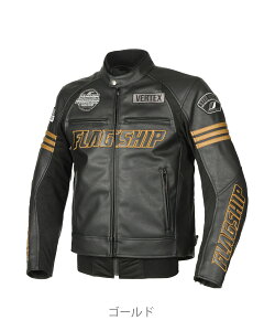 フラッグシップ(Flagship) バイク用 秋冬 ウィンタージャケット FJ-W213 イグナイトジャケット ゴールド Lサイズ FJ-W213/GD/L