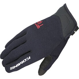 【20日限定！最大ポイント3倍！クーポン配布！】※要エントリー コミネ KOMINE バイク用 グローブ Gloves GK-168 ライドメッシュグローブ-アレシア 黒 ブラック 3XLサイズ 06-168/BLK/3XL