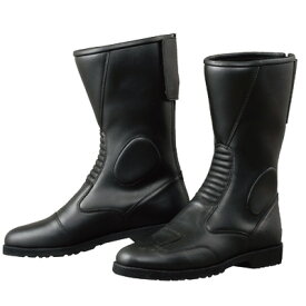 コミネ KOMINE バイク用 フットウェア シューズ ブーツ footwear Shoes Boots K202 バックジッパーブーツ ブラック 黒 25.5cm 05-114/BK/25.5
