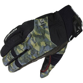 コミネ KOMINE バイク用 グローブ Gloves GK-818 プロテクトウインターグローブ ブラック カモ 黒 迷彩 3XLサイズ 06-818/BKCA/3XL