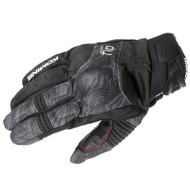 【15日限定！ポイント2倍！クーポン配布！】 コミネ KOMINE バイク用 グローブ Gloves GK-818 プロテクトウインターグローブ ブラックマーブル Sサイズ 06-818/BK-MARBLE/S