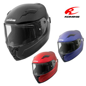 【マラソン期間 全品P2倍！25日クーポン配布！】 コミネ KOMINE バイク用 フルフェイス マグネットワンタッチバックル SG/PSC 内装着脱可 HK-170 FL フルフェイスヘルメット M / L / XL 01-170