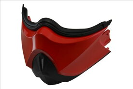 【25日限定！クーポン配布！】 リード工業 (LEAD) バイク用 システムヘルメットパーツ X-AIR SOLDAD フェイスマスク レッド