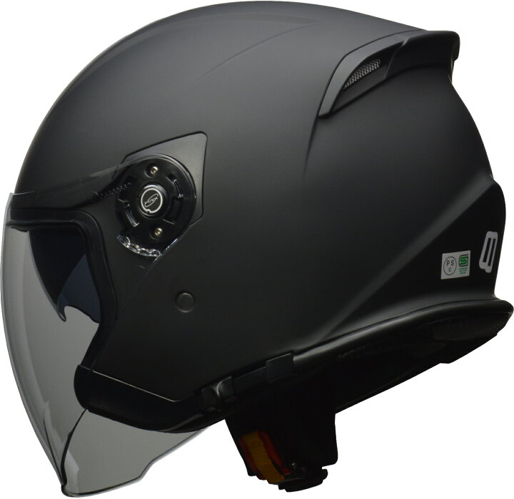 リード工業 (LEAD) バイク用 インナーシールド付き ジェットヘルメット FLX マットブラック Lサイズ (59-60cm未満) :  moto-zoa 店