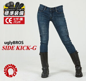 y23ISi|Cg2{Iz ROUGH&ROAD (t&[h) oCNp pc uglyBROS AOuX MOTOPANTS SIDE KICK-G yWomen'sz u[ 26C` UB1014BL1