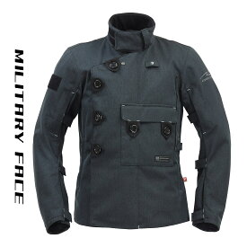 【18日限定！クーポン配布！】 ROUGH&ROAD (ラフ&ロード) バイク用 ウインタージャケット プリマロフトダブルフェイスASジャケット ヘリンボーンブラック RR7755HB-BK1